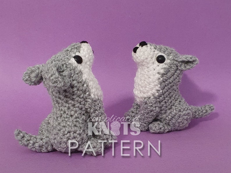 Crochet Pattern - Howling Wolf ***Read before purchasing!*** image 2