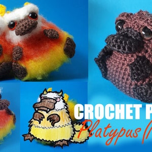 Crochet Pattern Platypus or Bunyip Please read description before purchasing image 7