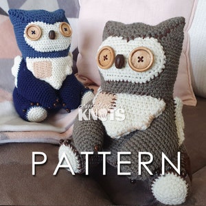 Crochet Pattern - Owlbear Teddy ***please read before purchasing***