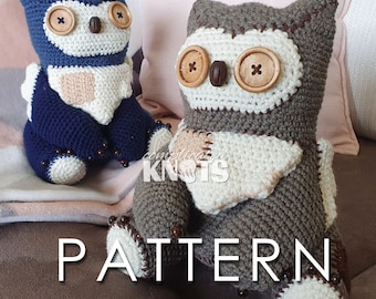 Crochet Pattern - Owlbear Teddy ***please read before purchasing***