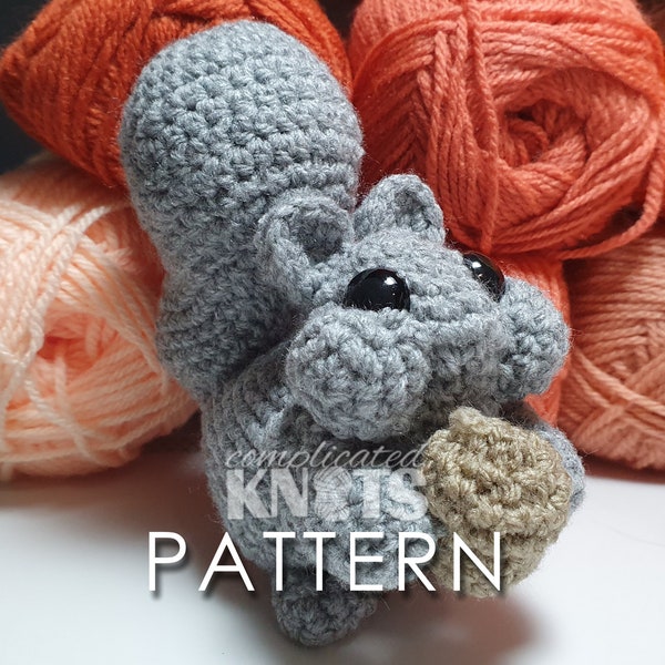 Crochet Pattern - Squirrel with acorn ***Please read before purchasing***