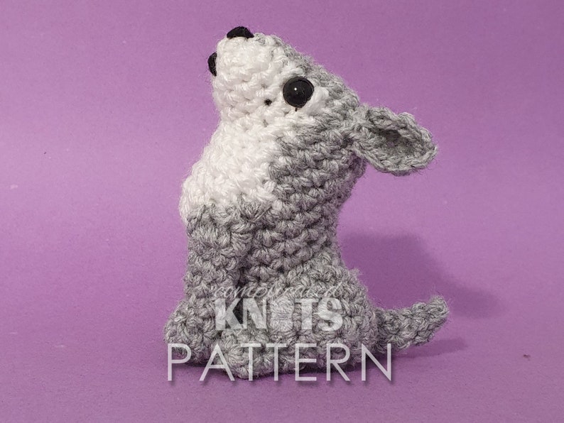 Crochet Pattern - Howling Wolf ***Read before purchasing!*** image 8