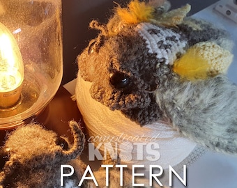 Crochet Pattern - Deaths-head Hawkmoth ***Please read before purchasing***