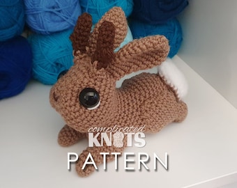 Crochet Pattern - Jackalope or Running Bunny ***Read before Purchase***