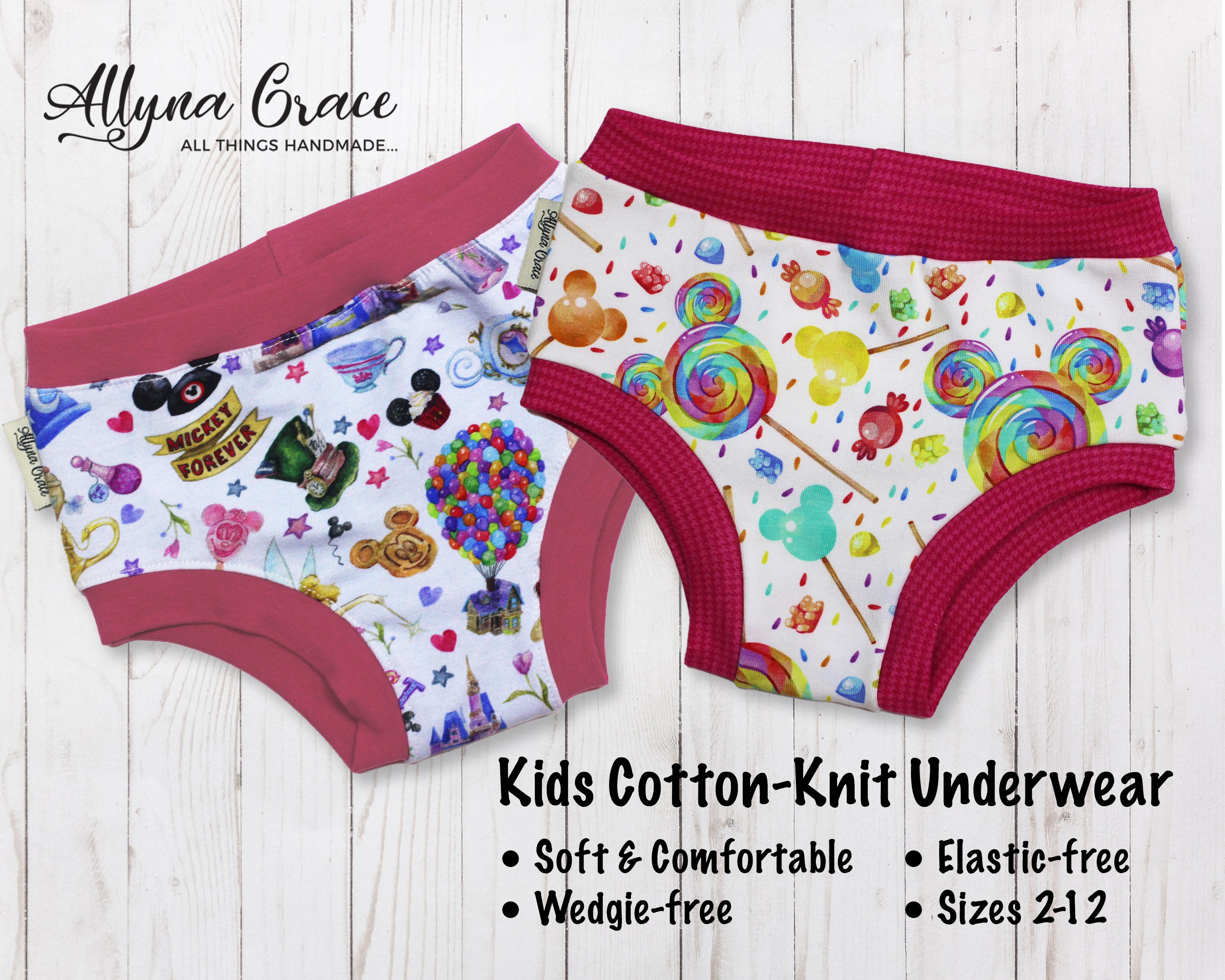 Little Girls Underwear 100% Cotton Cute Children Panty Models Images