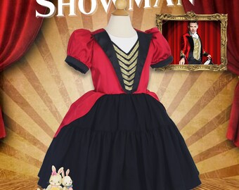 Ring Master Inspired Dress/costume |Couture Cosplay| Girls Halloween dress I The Greatest Showman I Anne Wheeler I The Bearded Lady