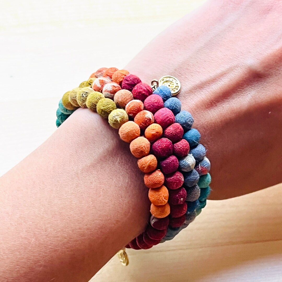 Bracelet Colors Ethically Sourced Jewelry Handmade Sustainable Eco