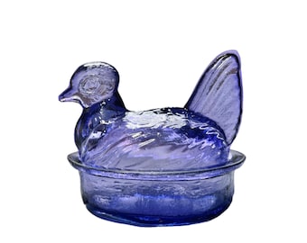 Mosser Jadeite Hen on Nest Candy Dish 4