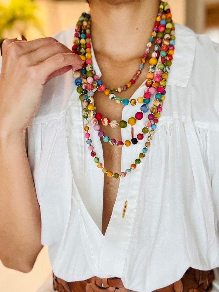 T shirt deals necklace with beads