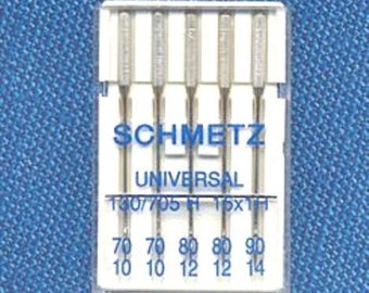 Schmetz Universal Nähnadeln Sortiment Größen 70/10 80/12 90/14~ 5er-Pack~Teile-1711~Free Ship