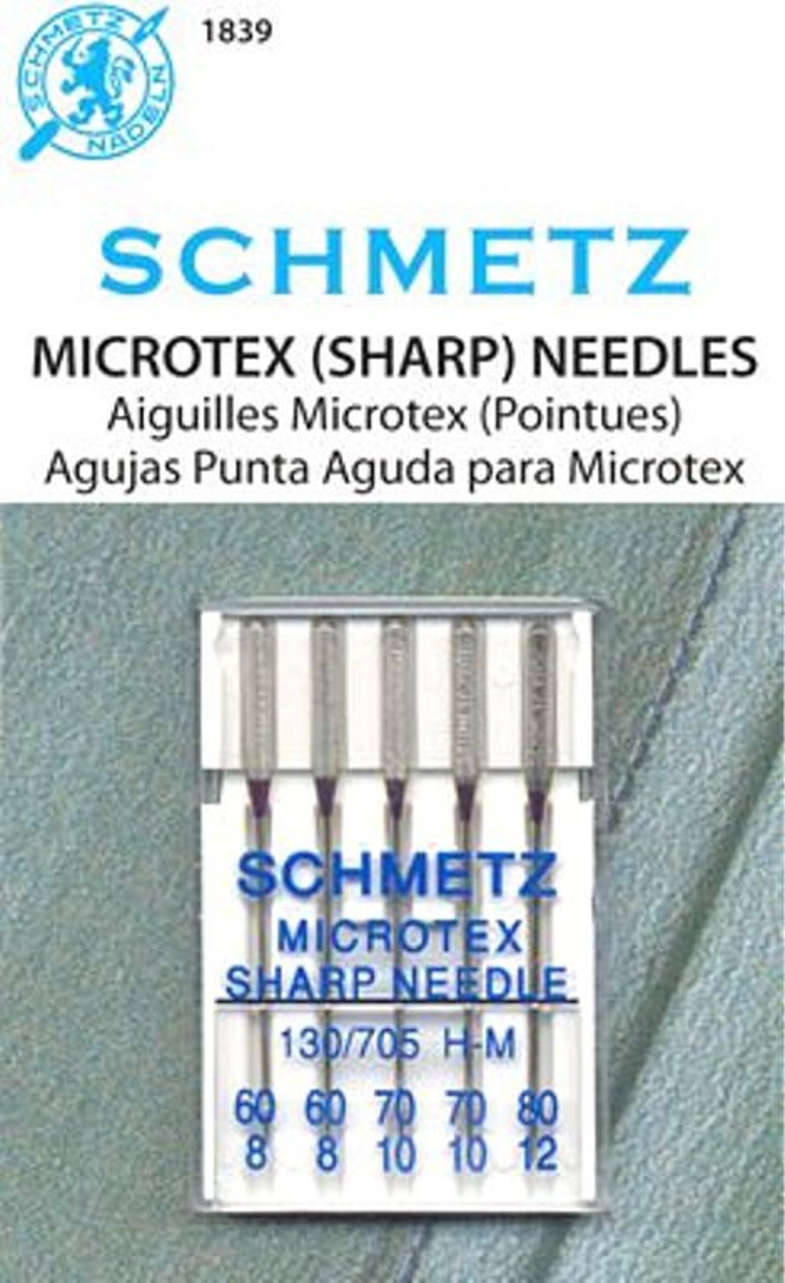 Schmetz Microtex Sharp Sewing Needles Sewing Machine Etsy