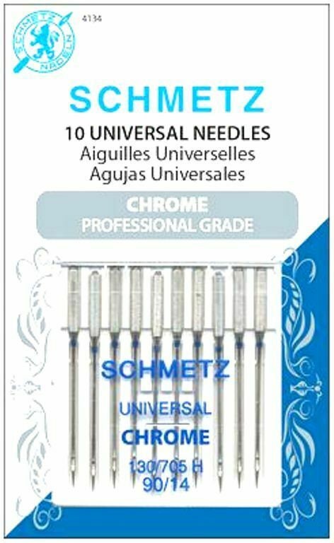 Universal Chrome Size 80/12 Pack of 10 Needles by Schmetz Professional  Grade 