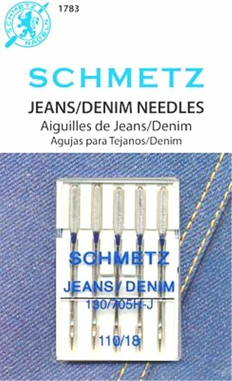 Jeans/denim Schmetz Sewing Machine Needles Pack of 5 