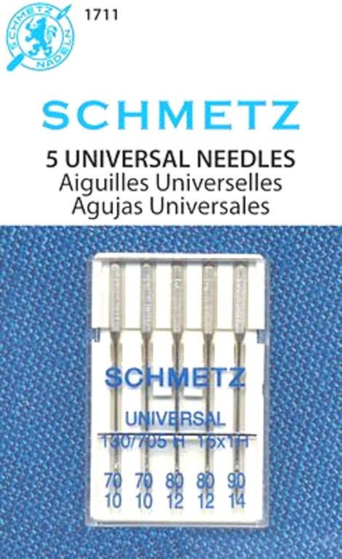 Schmetz Universal Sewing Machine Needles Assortment Sizes Etsy UK
