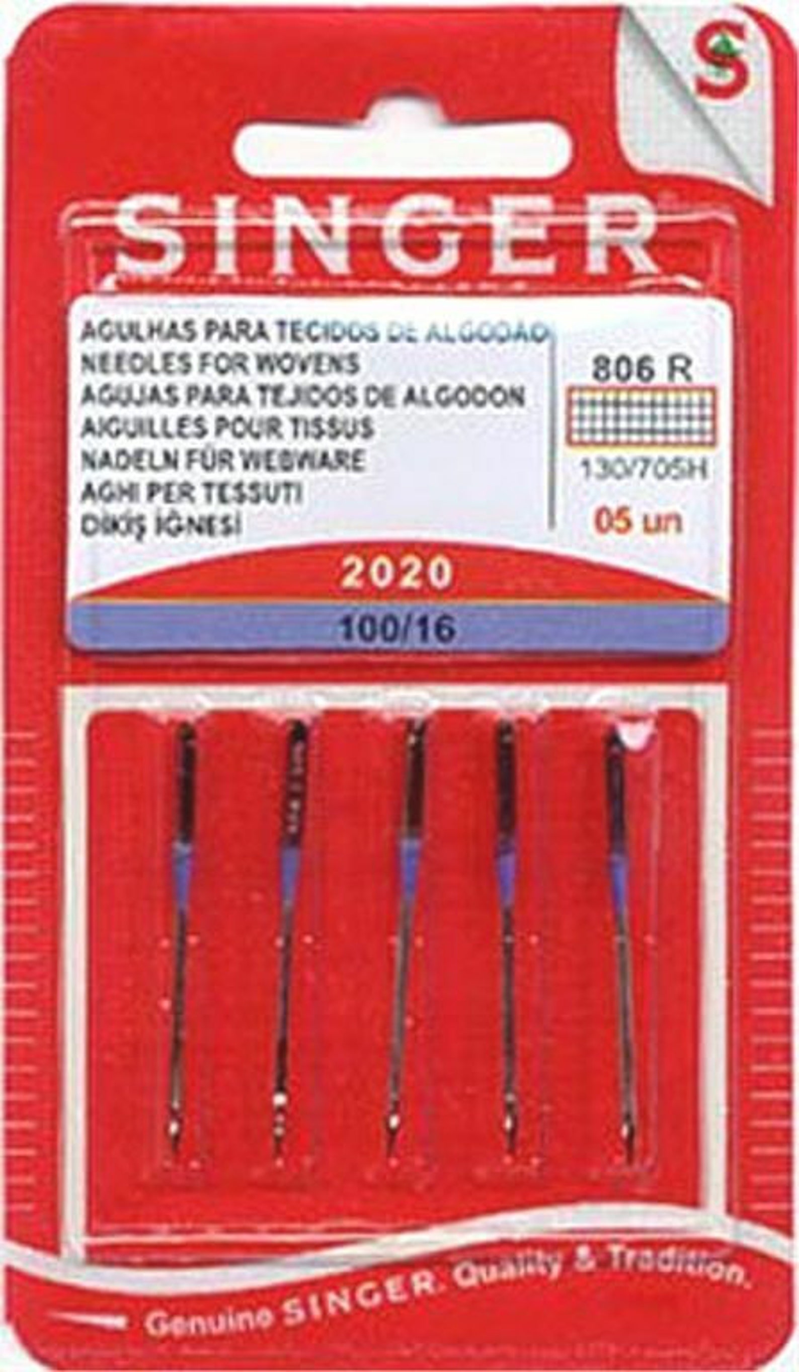 Singer 2020 Home Sewing Machine Needles Size 16/100 15X1 Hax1 Etsy