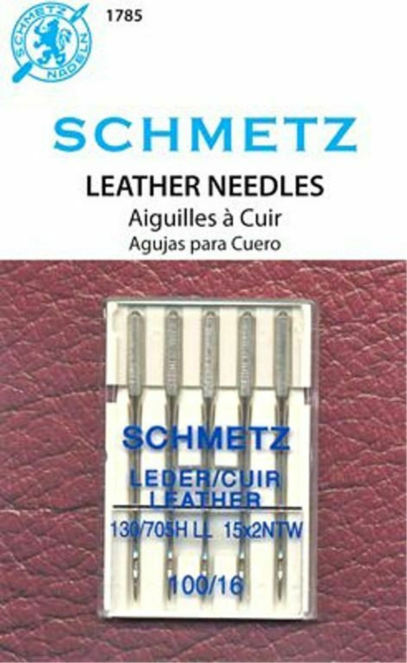 5 Pack Schmetz Leather Sewing Machine Needles Size 16/110 Part Etsy