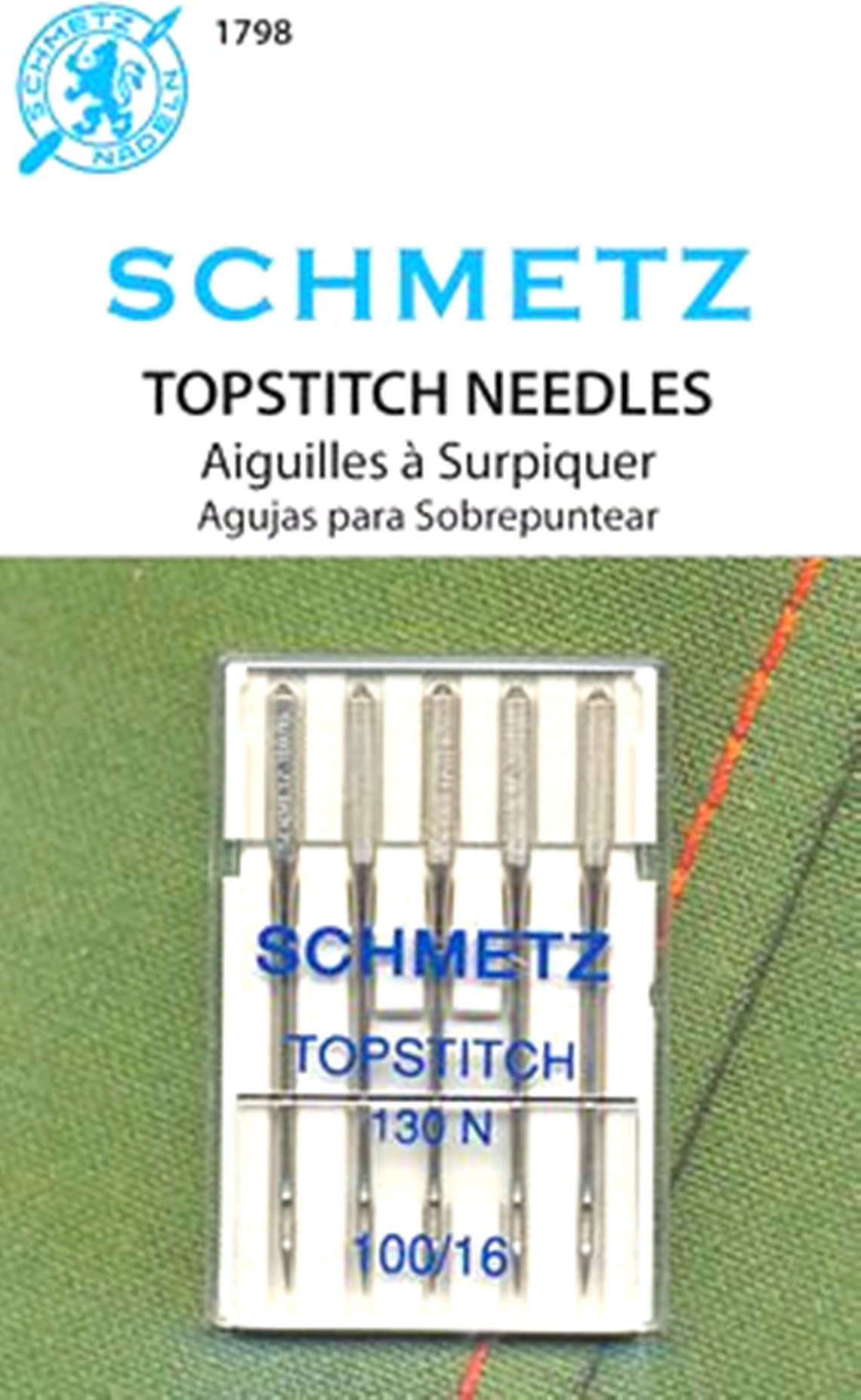 Schmetz Topstitch Sewing Needles Sewing Machine Needles Size Etsy