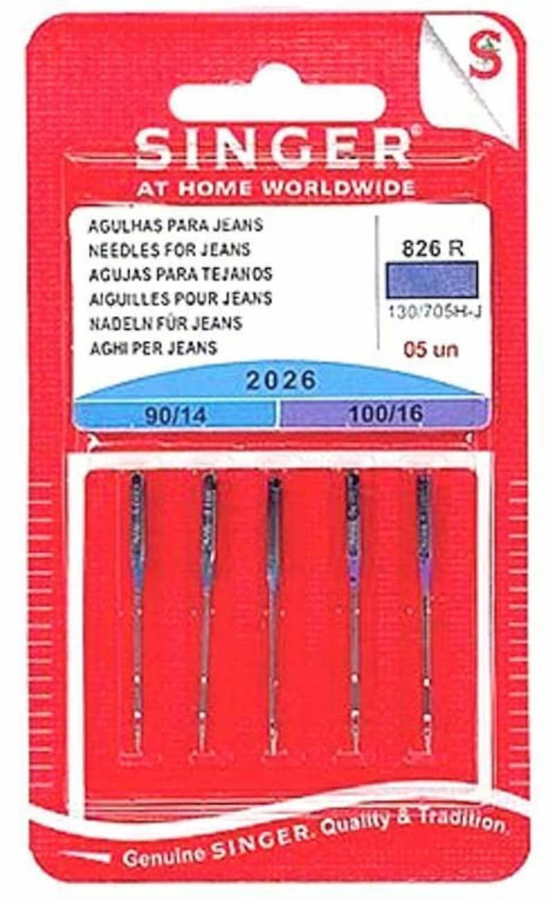 Singer 2026 Denim Assorted 3 Size 14 2 size 165 Needles Etsy
