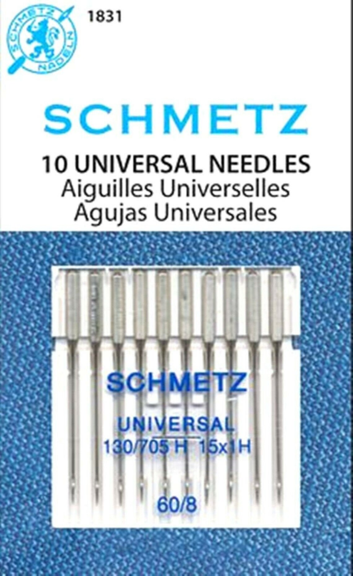Schmetz Universal Sewing Machine Needles Size 60/8 10pkpart 1831free Shipping Etsy