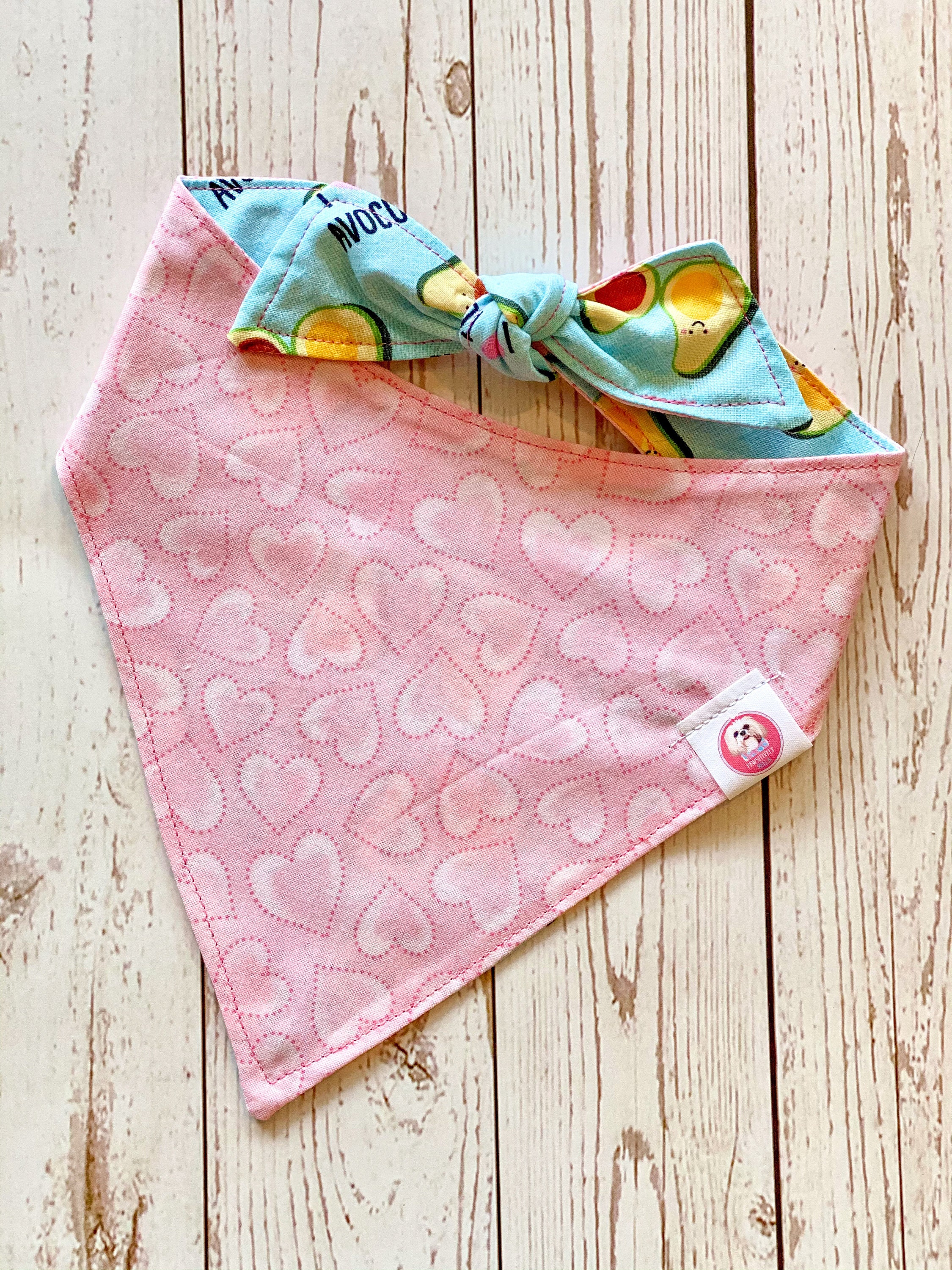 Avocado Hund Bandana Avocado Bandana reversible Hund Etsy