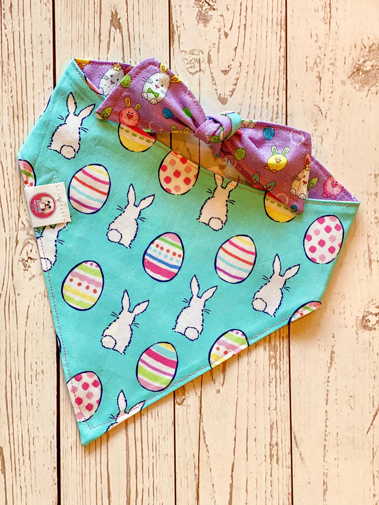Easter Dog Bandana Easter Bandana Reversible Dog Bandana Etsy UK
