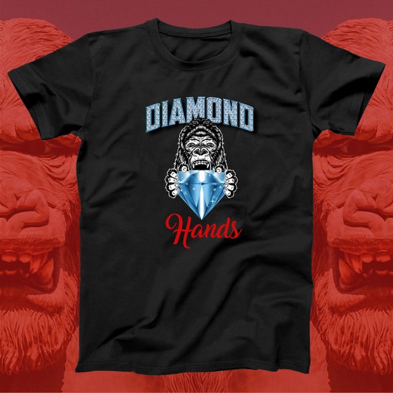 Diamond Hands Shirt Gme Stonks Amc Wsb Wall Street Bets Etsy