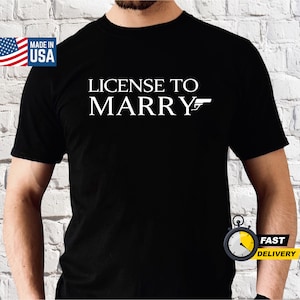 License to Marry Officiant Gift Tee