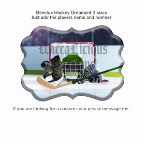 Customizable Benelux Hockey Digital File -Green