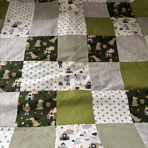 Babydecke, Krabbeldecke, Patchworkdecke