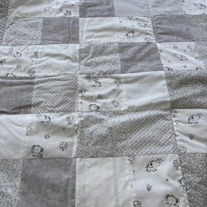 manta de bebé, manta para gatear, manta de patchwork