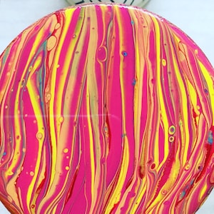 Kit per versare la vernice Ricetta per vernice personalizzata Crea la tua opera d'arte Sottobicchieri Portachiavi Ornamenti Attività di team building o per famiglie molto divertenti!