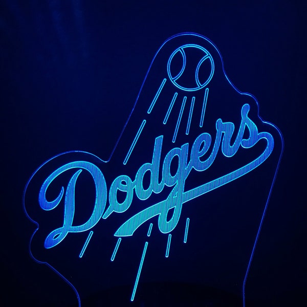 Los Angeles Dodgers Neon Sign Etsy