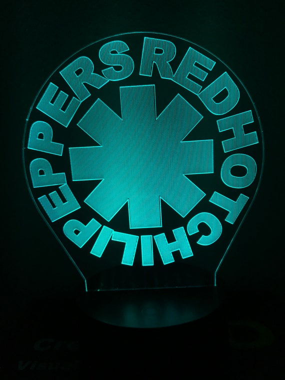 RED HOT CHILI PEPPERS スタンドライト 照明 Red Hot Chili Peppers 7 Color LED Lamp Night Light Rock Band