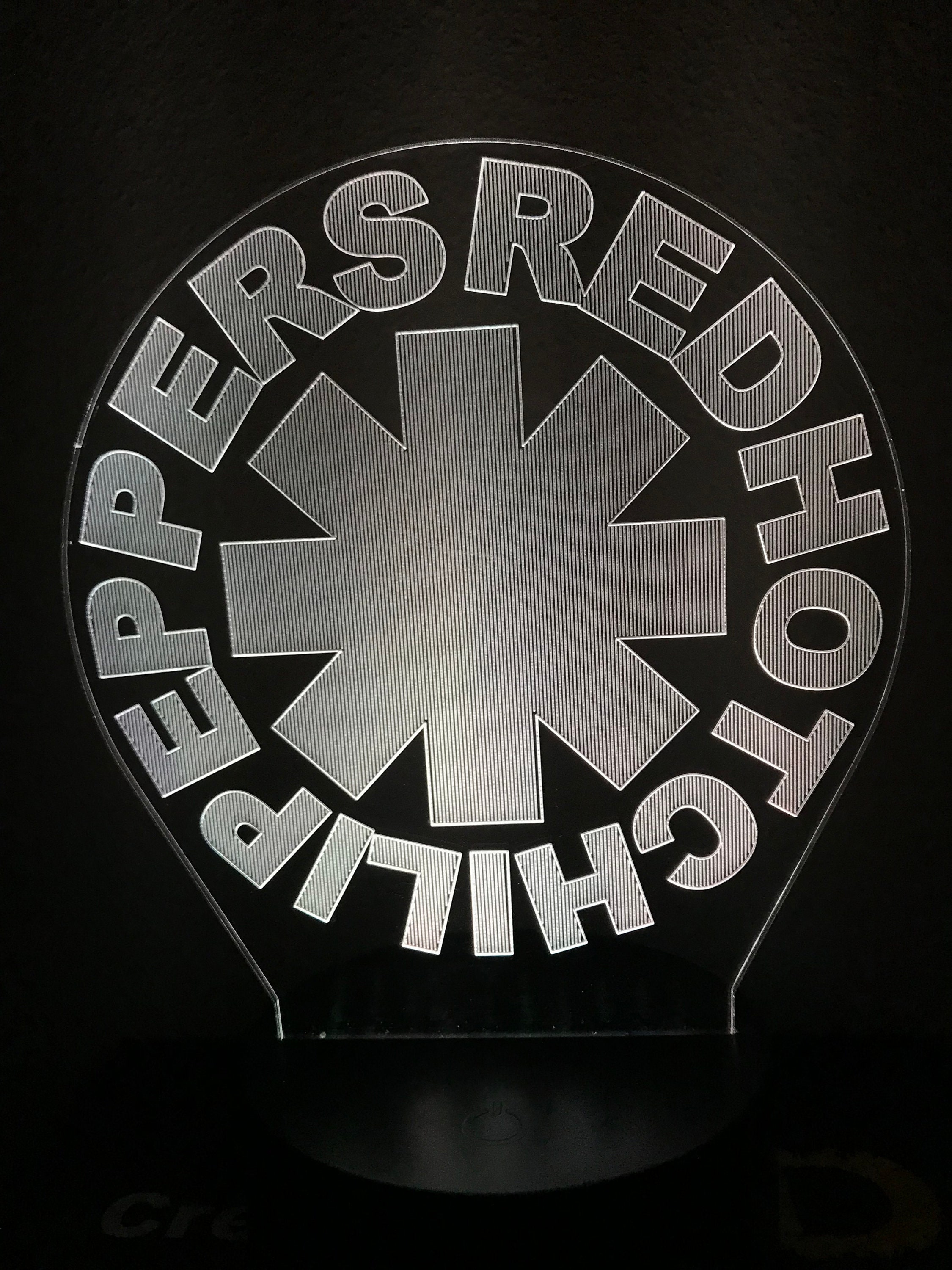 RED HOT CHILI PEPPERS スタンドライト 照明 Red Hot Chili Peppers 7 Color LED Lamp Night Light Rock Band