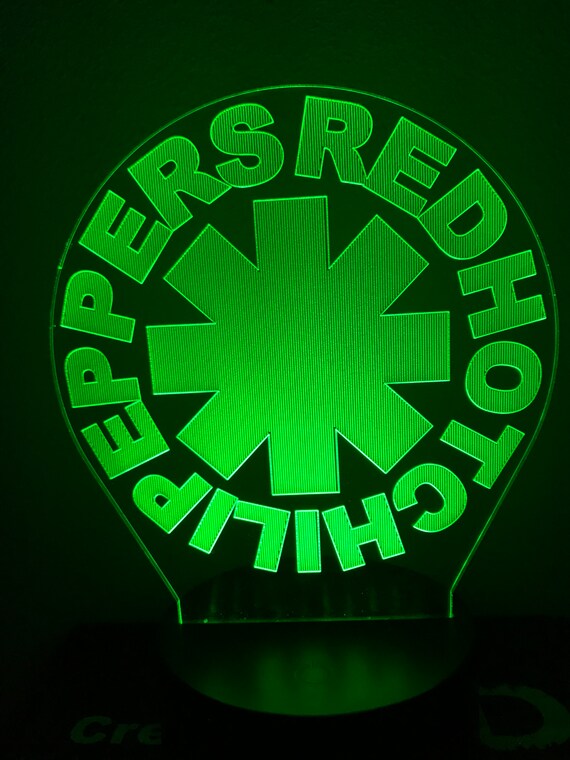RED HOT CHILI PEPPERS スタンドライト 照明 Red Hot Chili Peppers 7 Color LED Lamp Night Light Rock Band
