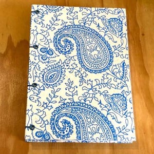 Diario Lay Flat fatto a mano, diario di arte visiva con punto copto con copertina rigida o libro per scrittori creativi, regalo unico fatto a mano