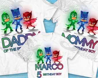 Download Pj Mask Birthday Etsy
