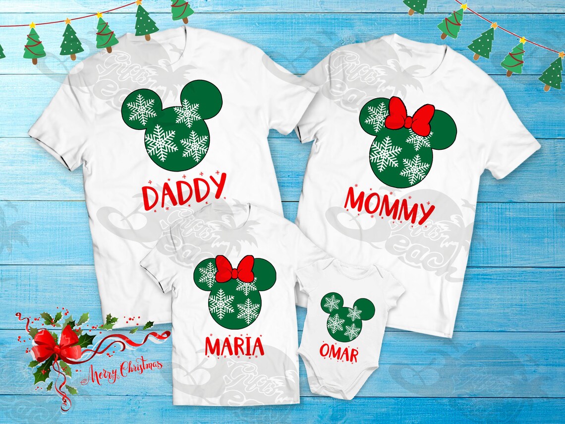 Disney Tops Disney Family Matching Christmas Sweatshirt / Etsy