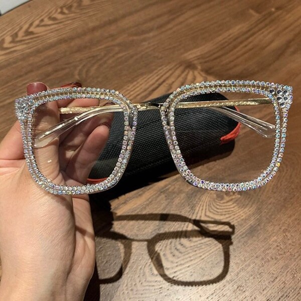 Rhinestone Frames Etsy