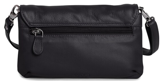 Sac Bandoulière Et Sacoche SADDLER Audrey En Cuir Nappa Souple - Couleur Ultraviolet, 2 Sections, Détachable