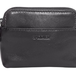 PIA Damen Leder Karten- und Münzschlüssel Geldbörse von Saddler | RFID Schutz | Geschenk verpackt