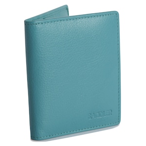 SADDLER LEXI Bi-fold 6 Slot Credit Card Holder - Teal