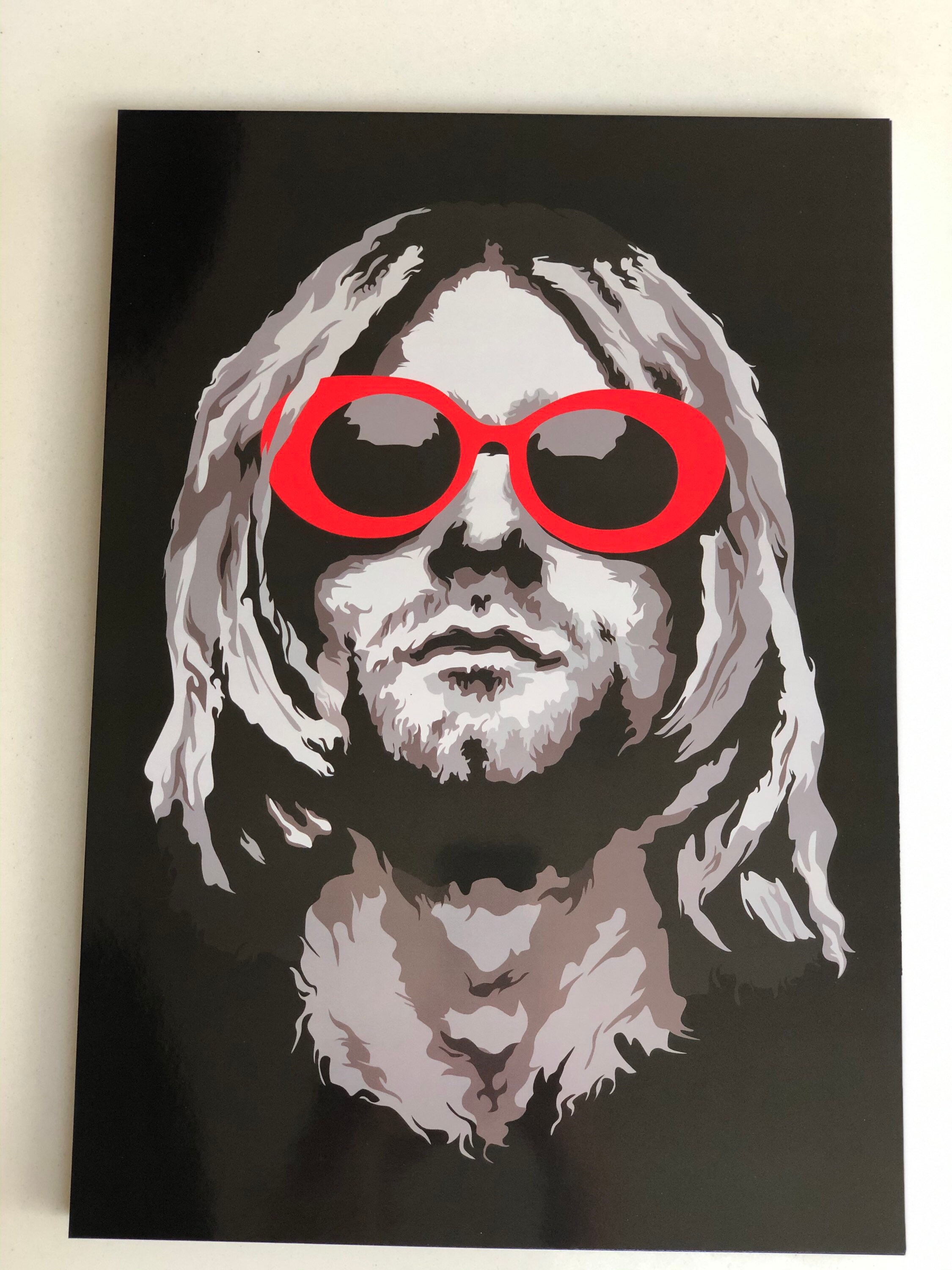 Kurt Cobain Poster - Nirvana - 90's Art Print - A3 Print