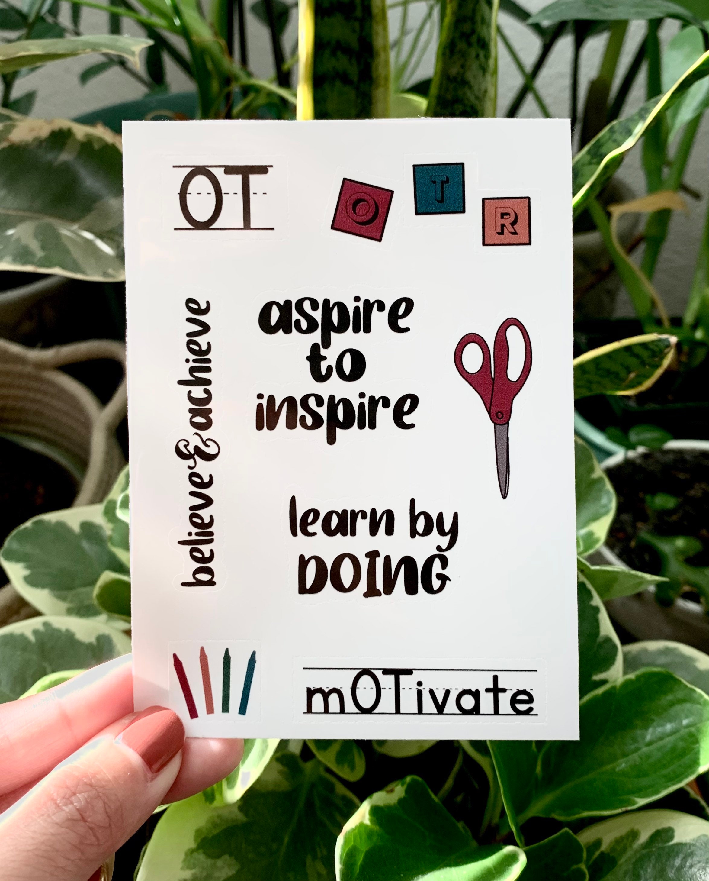 Occupational therapy sticker sheets Etsy