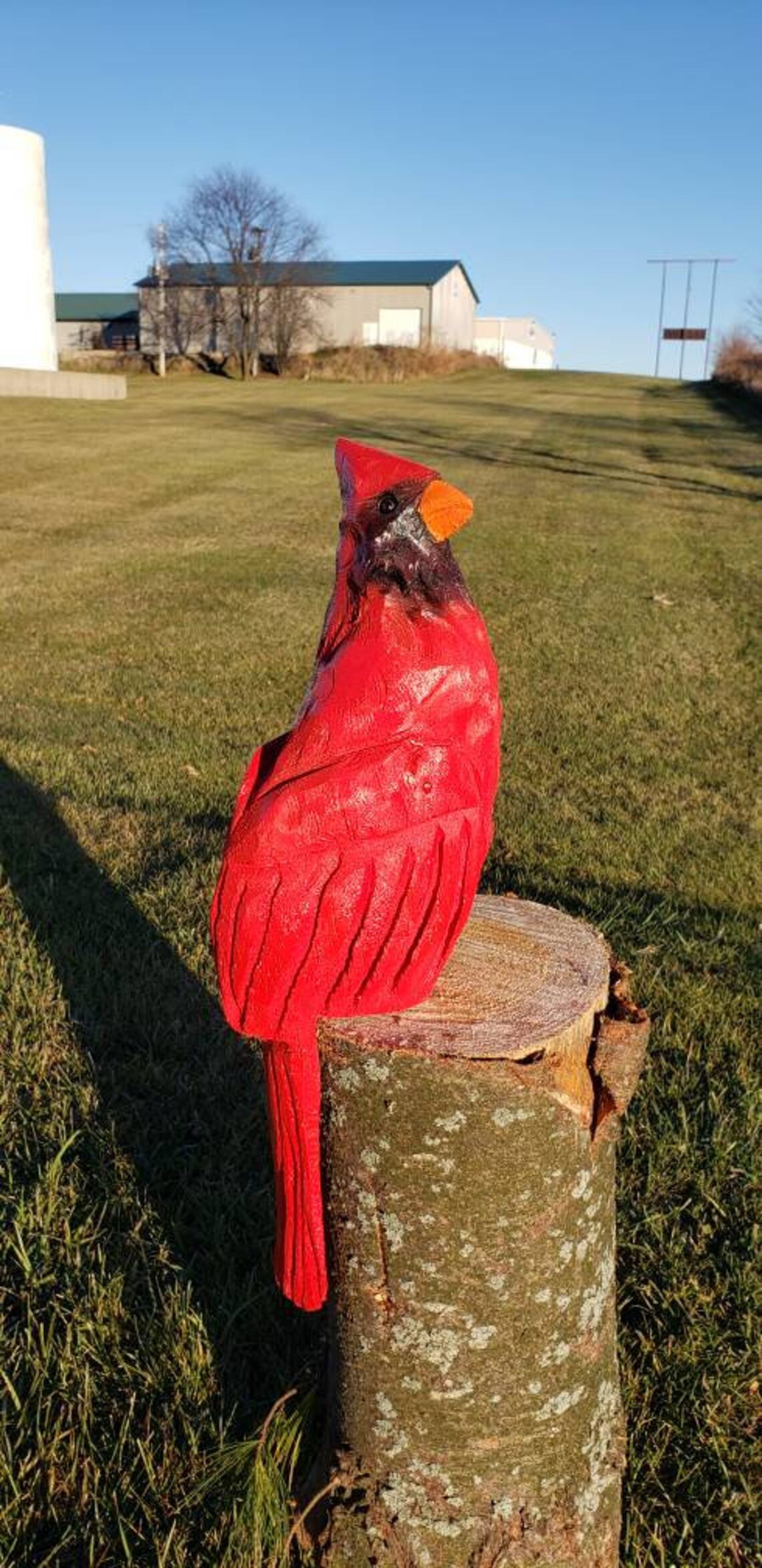 garden cardinal statue