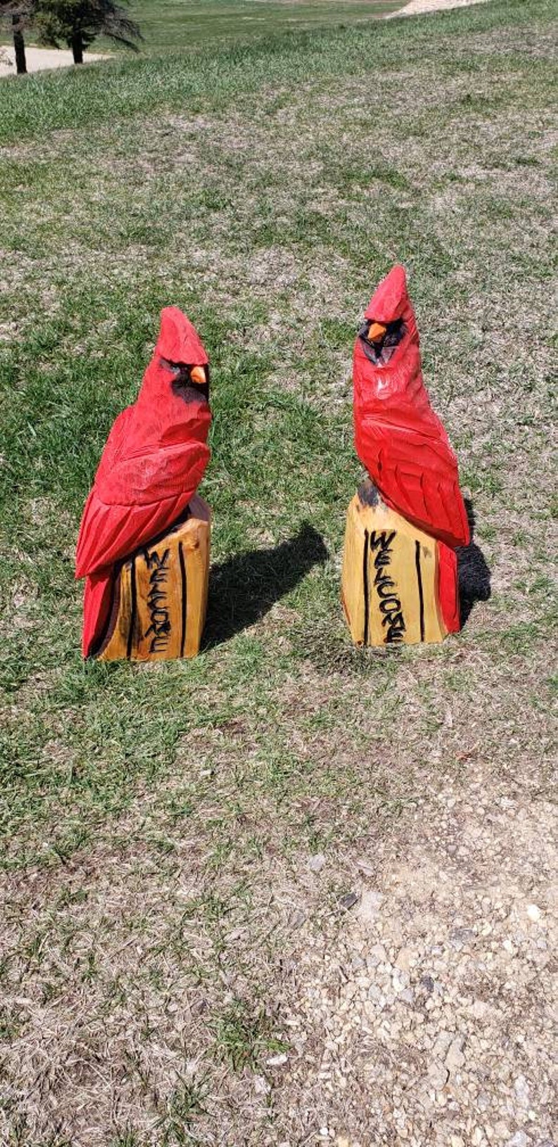 garden cardinal statue