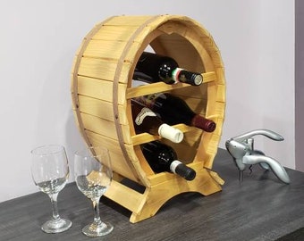 4 bottle quality handmade wine rack