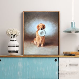 Custom Pet Portrait from Photo,Framed Pet Painting,Hand Painted Dog, Floating Frame Art,Gift for Pet Lover,Pet Loss Memorial Gift,Custom Art