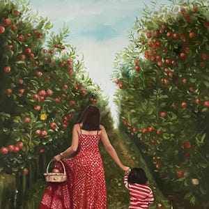 写真からのカスタム油絵、キャンバスに描かれた母の絵、子供の絵、写真をアートに変える、記念日の贈り物、妻への贈り物、母の日の贈り物