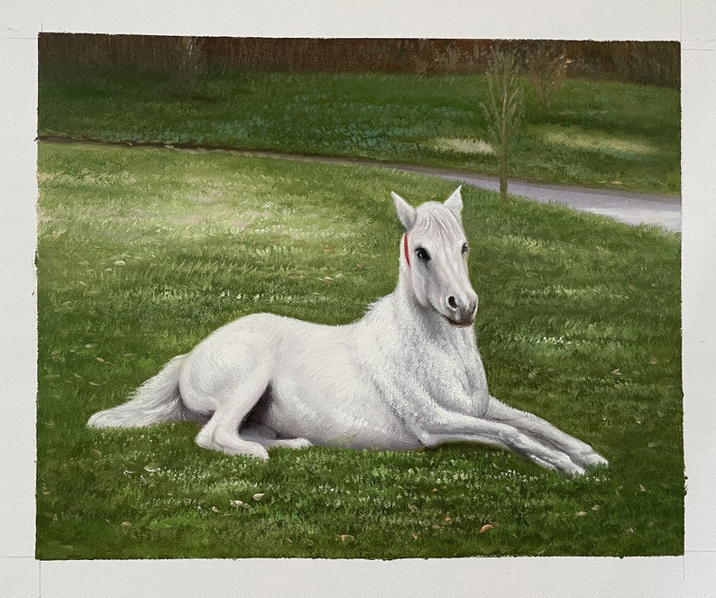 Custom Horse Painting Hand Painted Horse Oil Painting Etsy